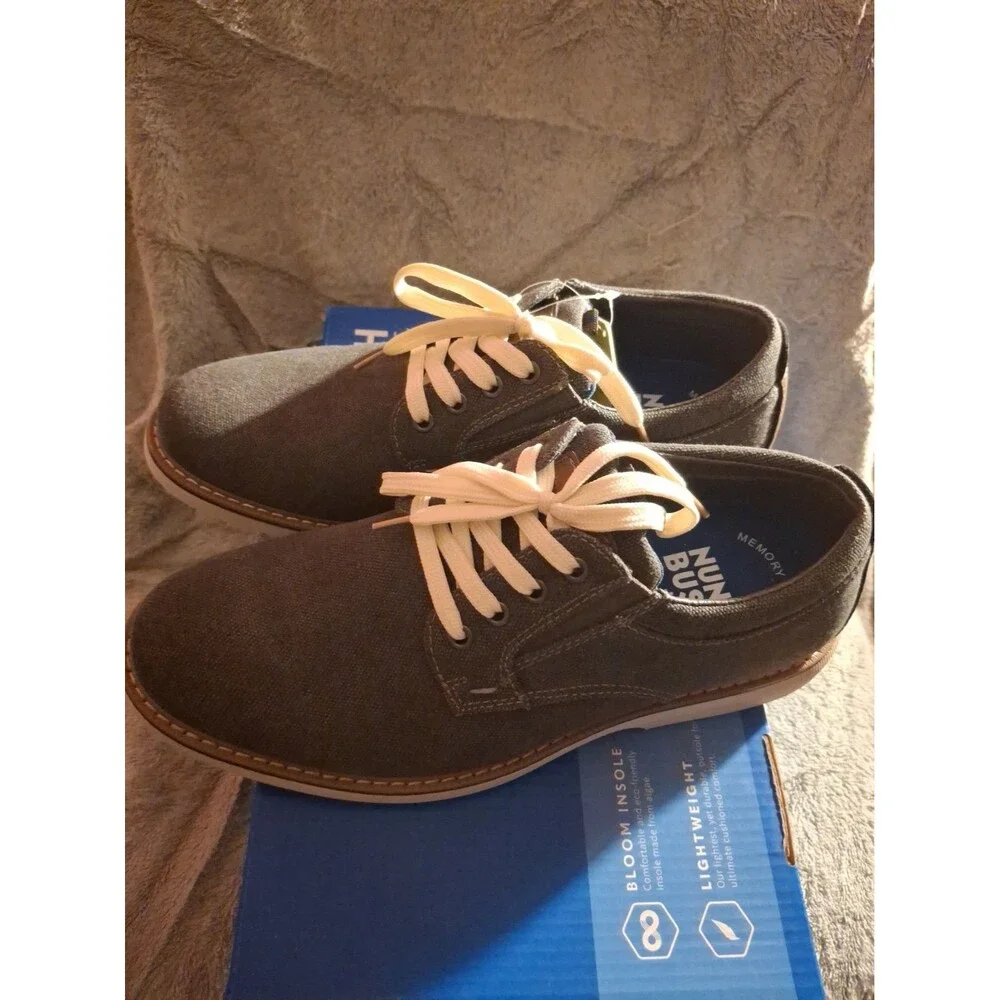 Nunn Bush Shoes Mens Size 8 Gunmetel/Gris New Haven Lace Up Oxford *NWT*
